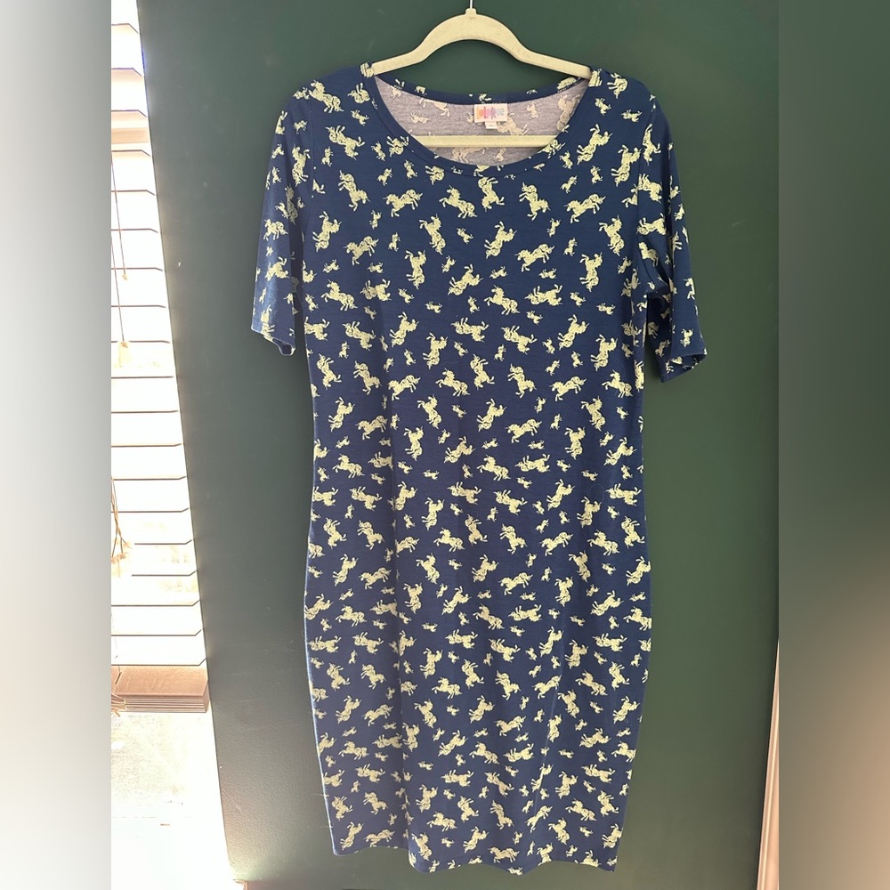 LuLaRoe Shift Dress Size L